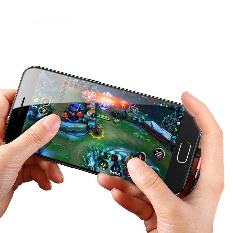 Cablu de date USB to Micro-USB Baseus MVP Elbow Type - CAMMVP-A01 - Black