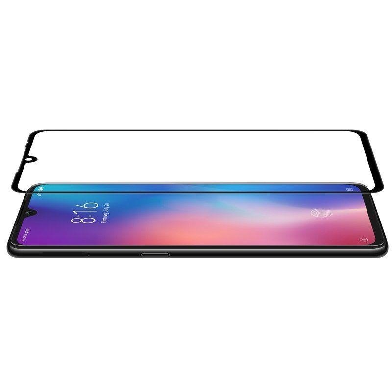 Folie Protectie Xiaomi Mi 9 Spigen Glas.TR FullCover Cu Rama - Negru