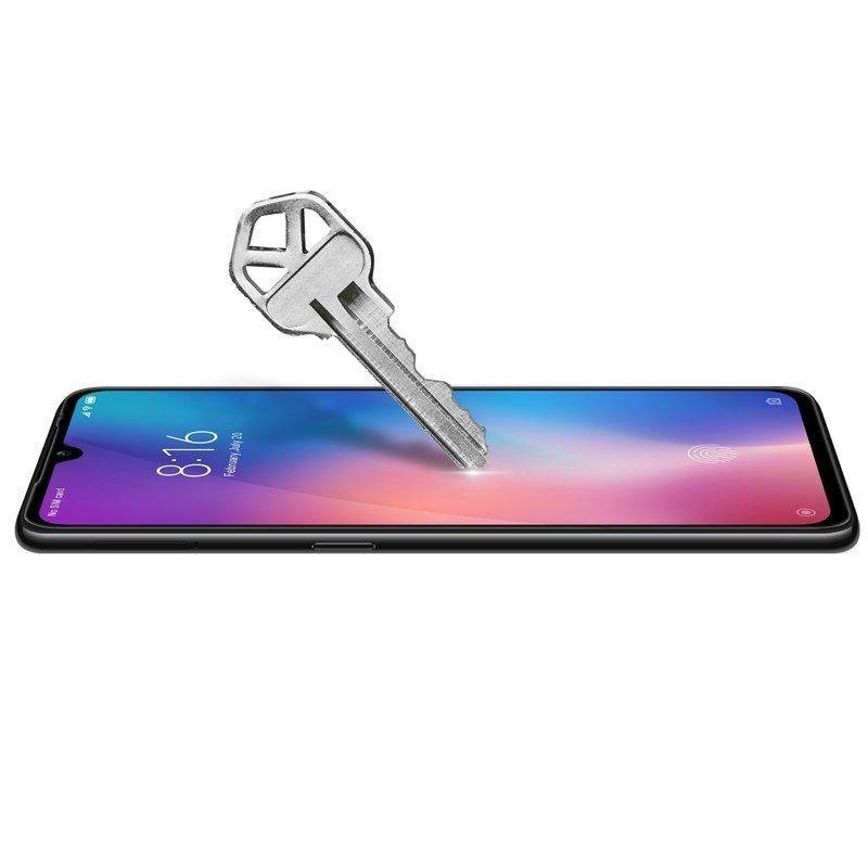 Folie Protectie Xiaomi Mi 9 Spigen Glas.TR FullCover Cu Rama - Negru