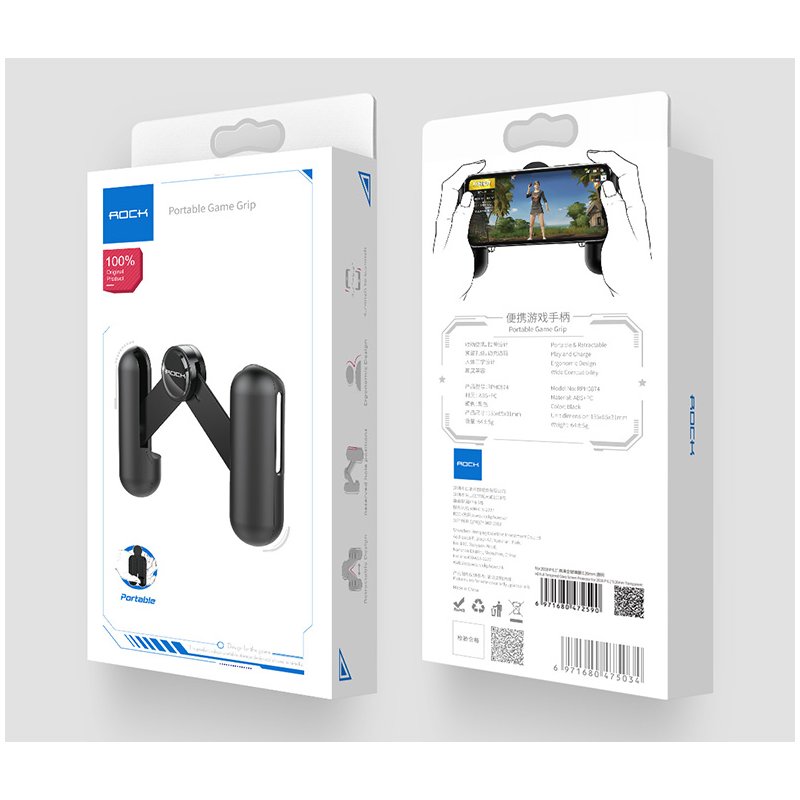 Suport Gaming Telefon Rock Portable Game Grip - RPH0874 - Black