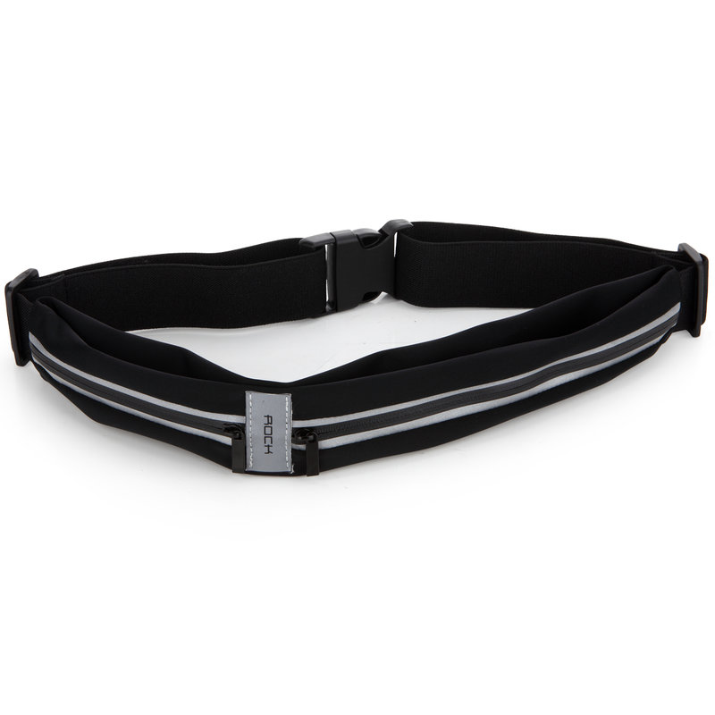 Borseta Alergare Smartphone Rock Sports Waist Bag - Negru