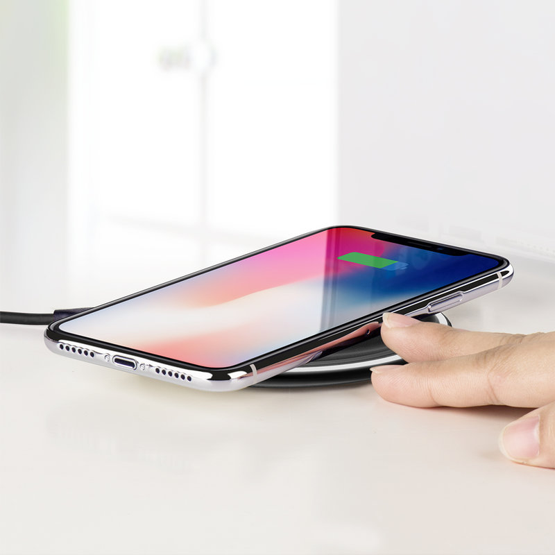 Incarcator Wireless Rock W12 Quick Charger 10W -C3C- Black