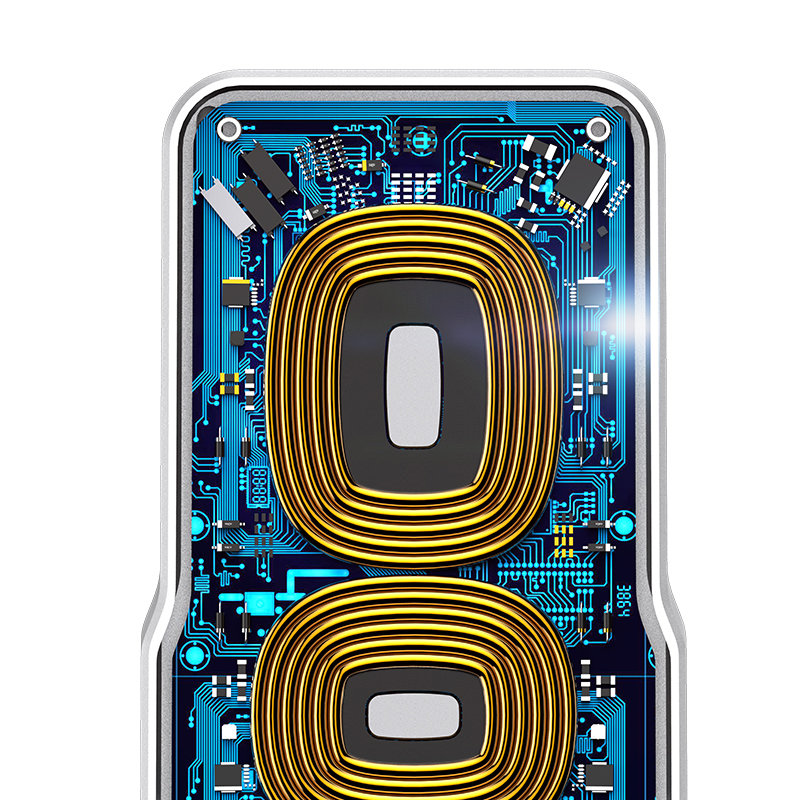 Incarcator Wireless USAMS Zino Fast Charge10W + Cablu MicroUSB -CD28J01- Black