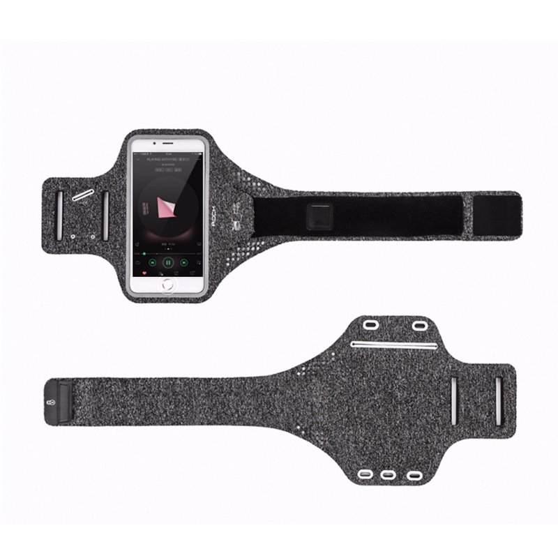 Husa alergare brat Rock Slim Sports Armband -RST1019- Black