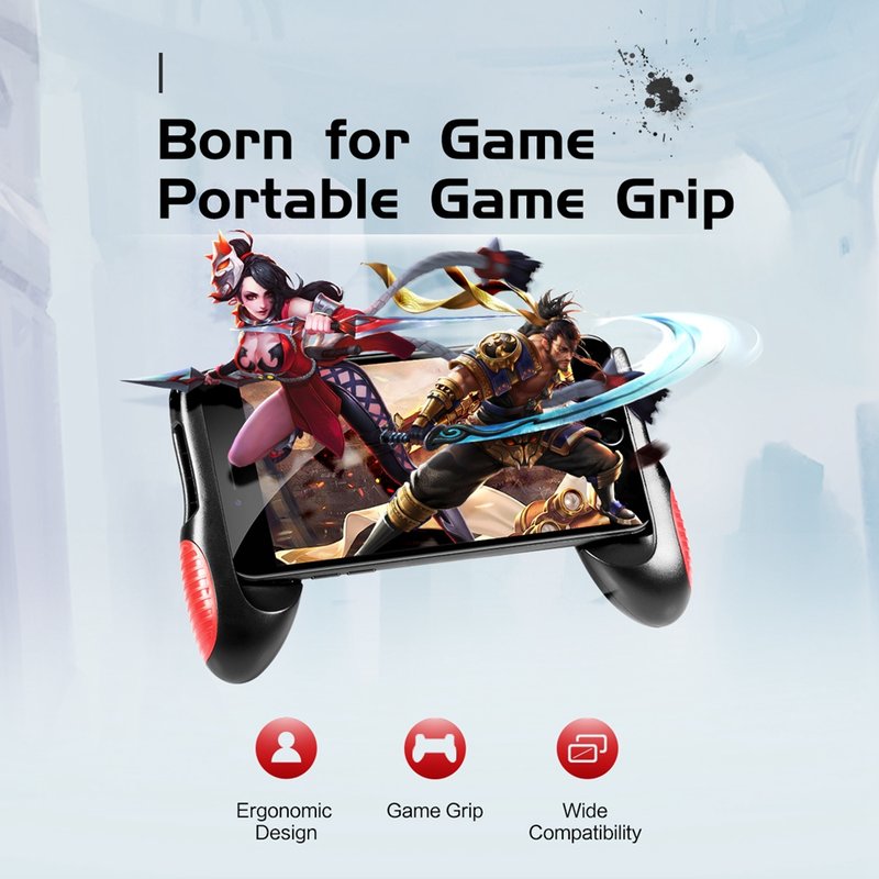 Suport Gaming Telefon Rock Portable Game Grip - RPH0854 - Black