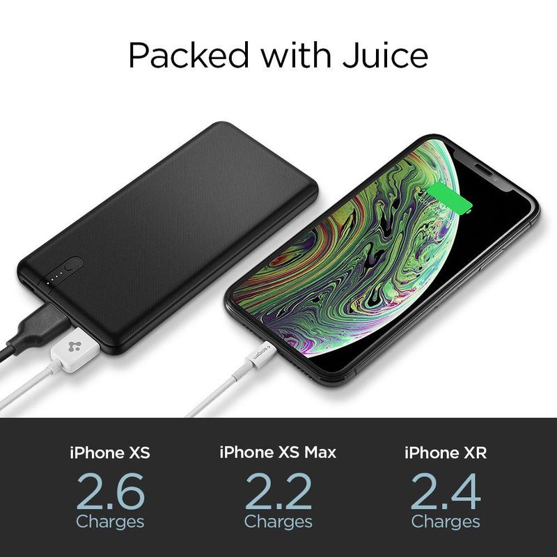 Baterie externa Spigen Essential Portable 10000mAh - F711D - Black