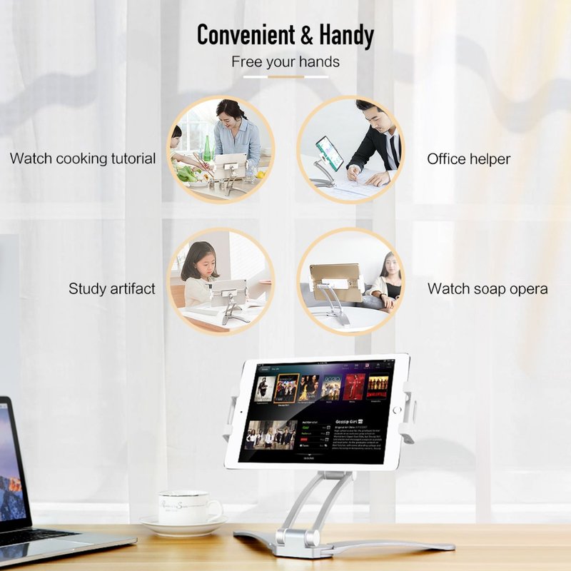 Suport Universal Telefon/Tableta Rock Adjustable Desktop Stand - RPH 0877 - Black