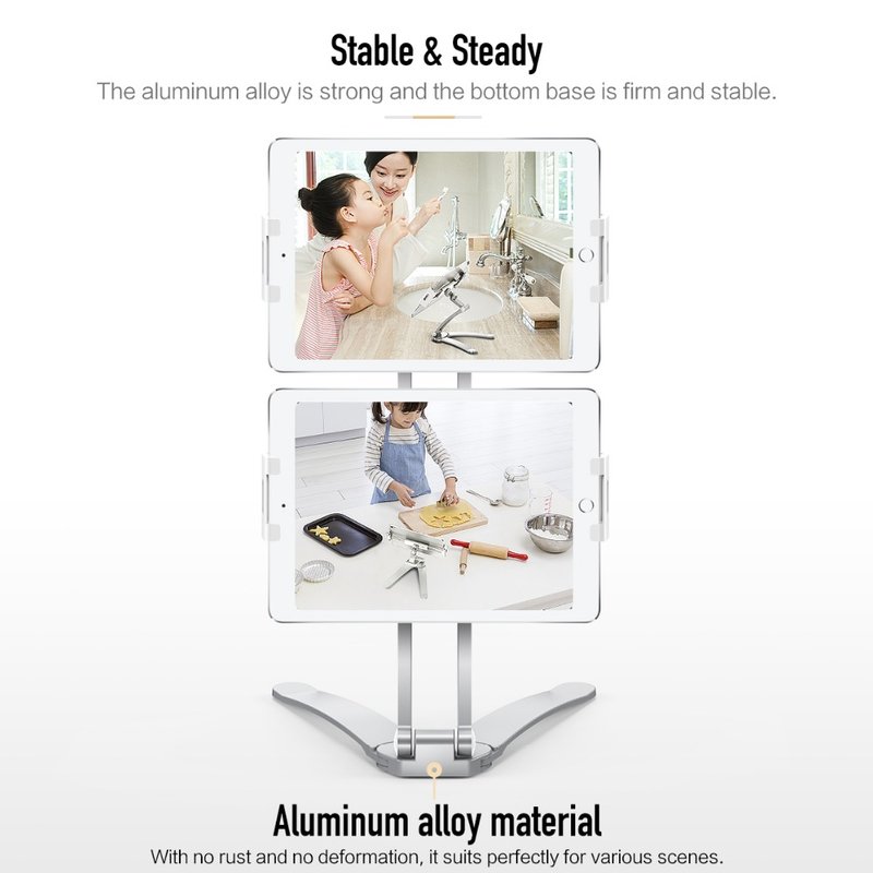 Suport Universal Telefon/Tableta Rock Adjustable Desktop Stand - RPH 0877 - Black