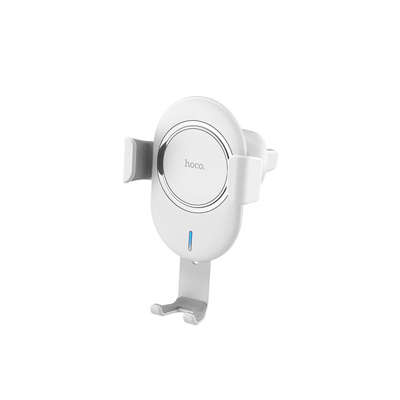 Suport Auto Cu Functie De Incarcare Wireless Hoco CW17 Fast Charger - White