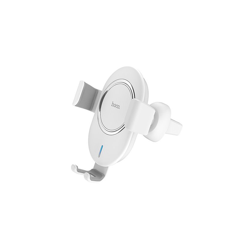 Suport Auto Cu Functie De Incarcare Wireless Hoco CW17 Fast Charger - White