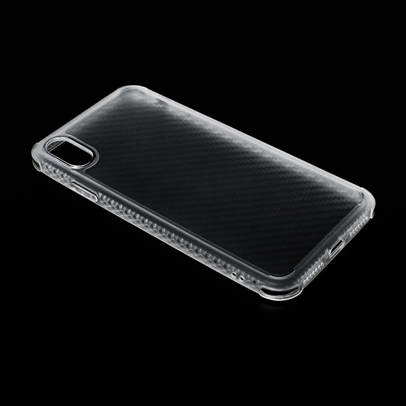 Husa iPhone XS Max Roar Carbon Armor - Transparent