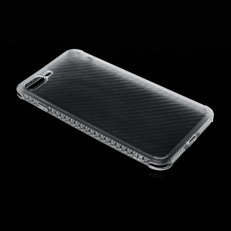 Husa iPhone 7 Plus Roar Carbon Armor - Transparent
