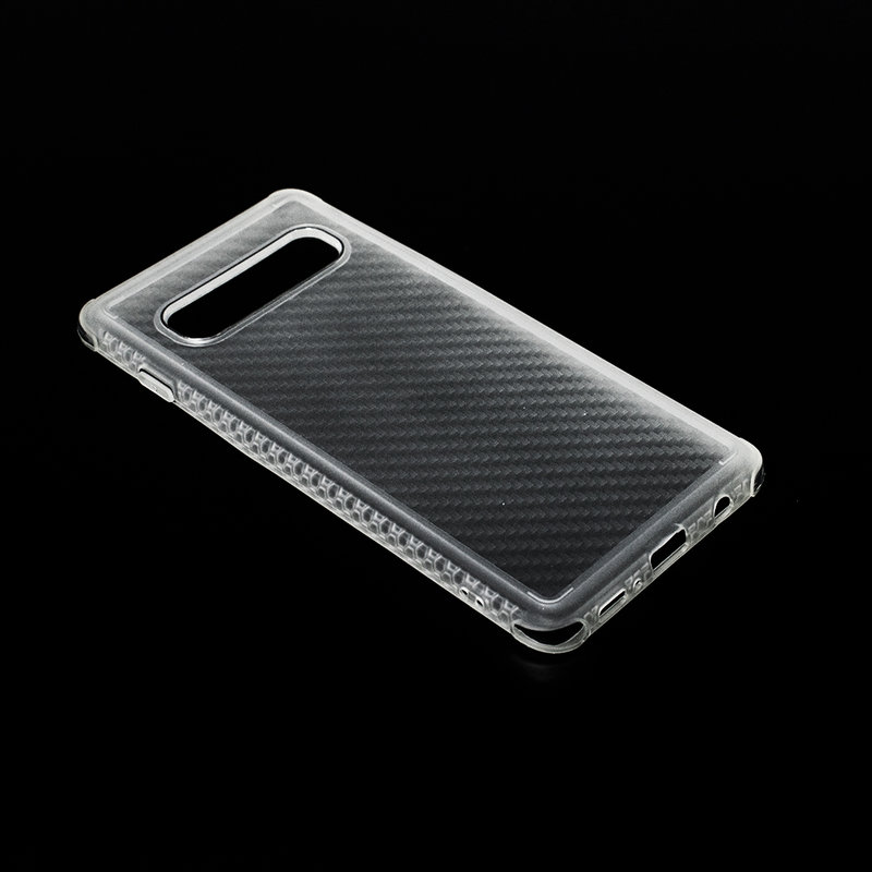 Husa Samsung Galaxy S10 Roar Carbon Armor - Transparent