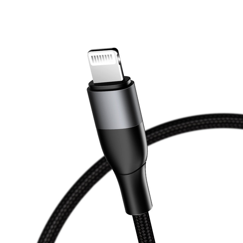 Cablu de date Type-C to Lightning MJEMS Fast Charging 1.2M - US-SJ330 - Black
