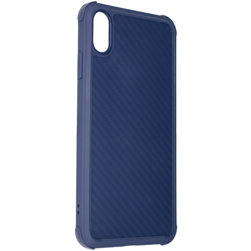Husa iPhone X, iPhone 10 Roar Carbon Armor - Albastru