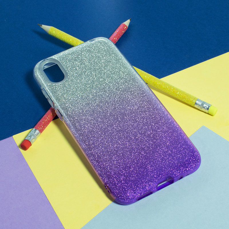 Husa Huawei Y5 2019 Gradient Color TPU Sclipici - Mov