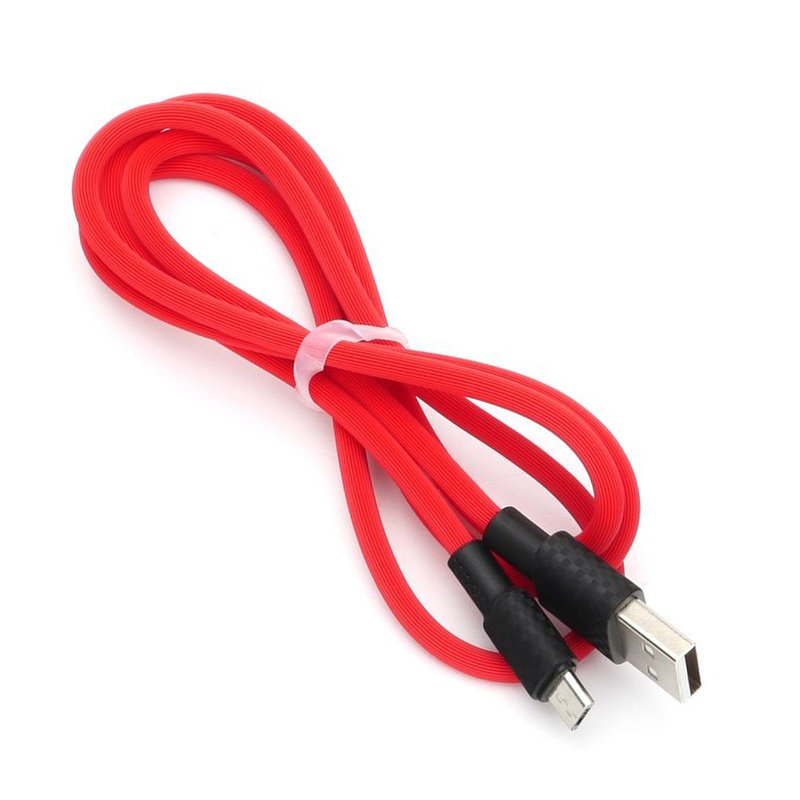 Cablu de date Hoco X29, USB la Micro-USB, incarcare rapida, 2A, 1m, rosu