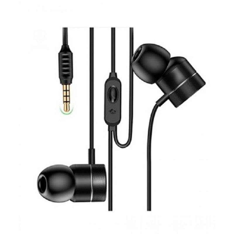 Casti In-Ear Cu Microfon Baseus Earphone Encok H04 Wire 3.5mm - NGH04-01 - Black
