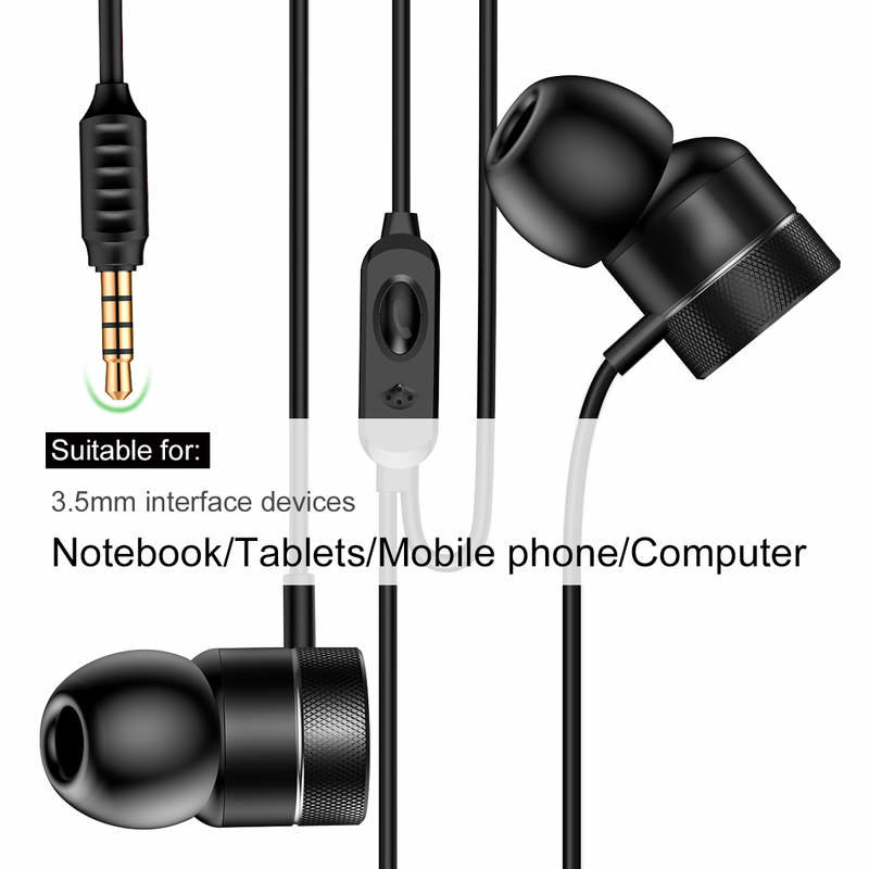 Casti In-Ear Cu Microfon Baseus Earphone Encok H04 Wire 3.5mm - NGH04-01 - Black