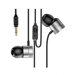 Casti In-Ear Cu Microfon Baseus Earphone Encok H04 Wire 3.5mm - NGH04-0S - Silver