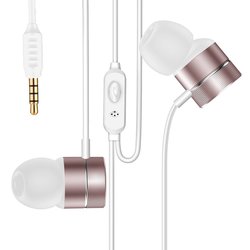 Casti In-Ear Cu Microfon Baseus Earphone Encok H04 Wire 3.5mm - NGH04-0R - Silver Rose 