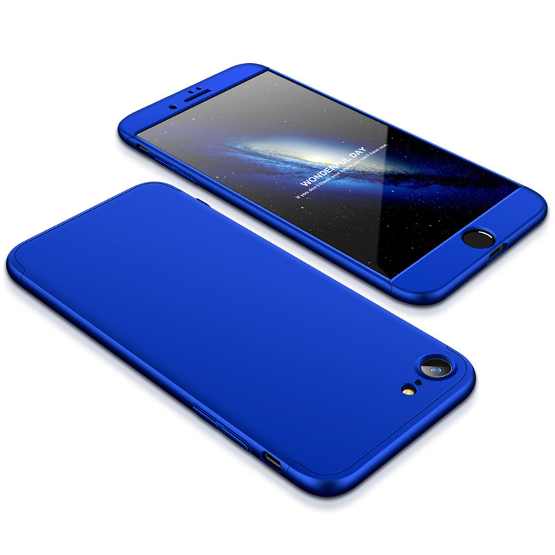 Husa Apple iPhone 7 GKK 360 Full Cover Albastru