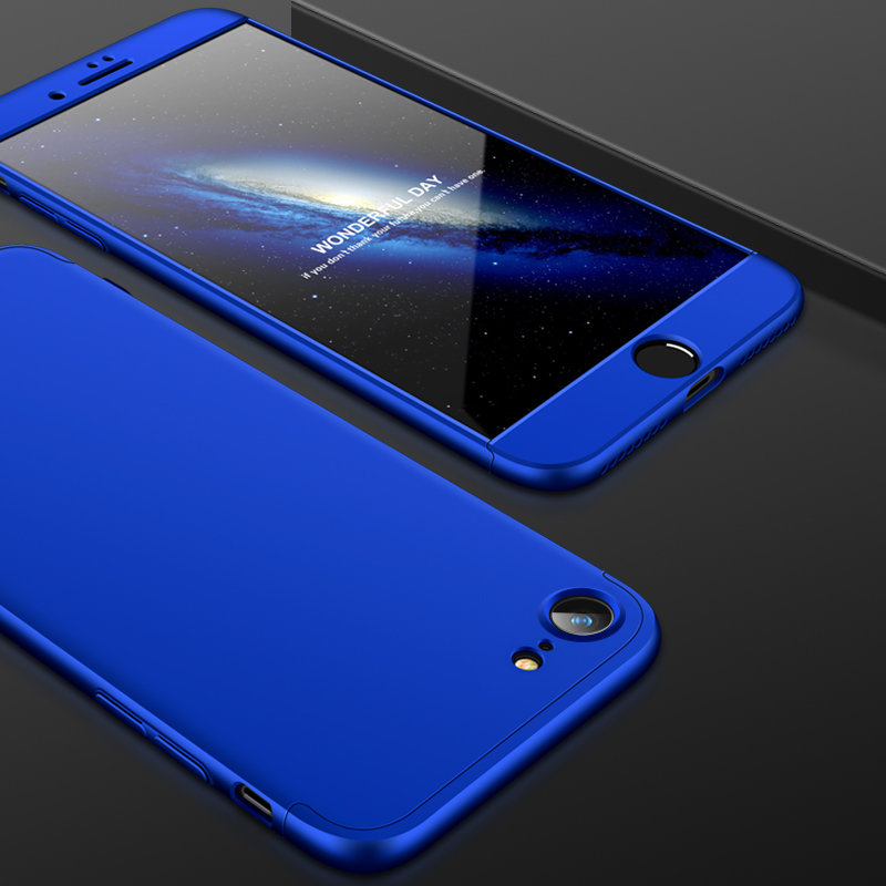 Husa Apple iPhone 8 GKK 360 Full Cover Albastru