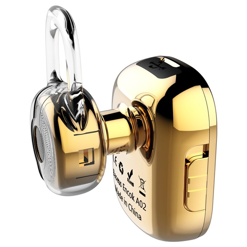 Casca Bluetooth 4.1 Baseus Encok A02 Mini Wireless Earphone - NGA02-0V - Gold