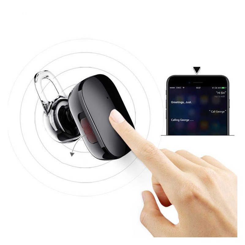 Casca Bluetooth 4.1 Baseus Encok A02 Mini Wireless Earphone - NGA02-0V - Gold