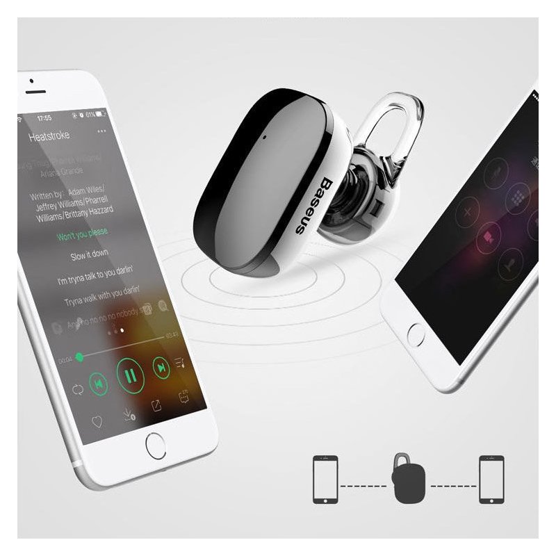 Casca Bluetooth 4.1 Baseus Encok A02 Mini Wireless Earphone - NGA02-0V - Gold