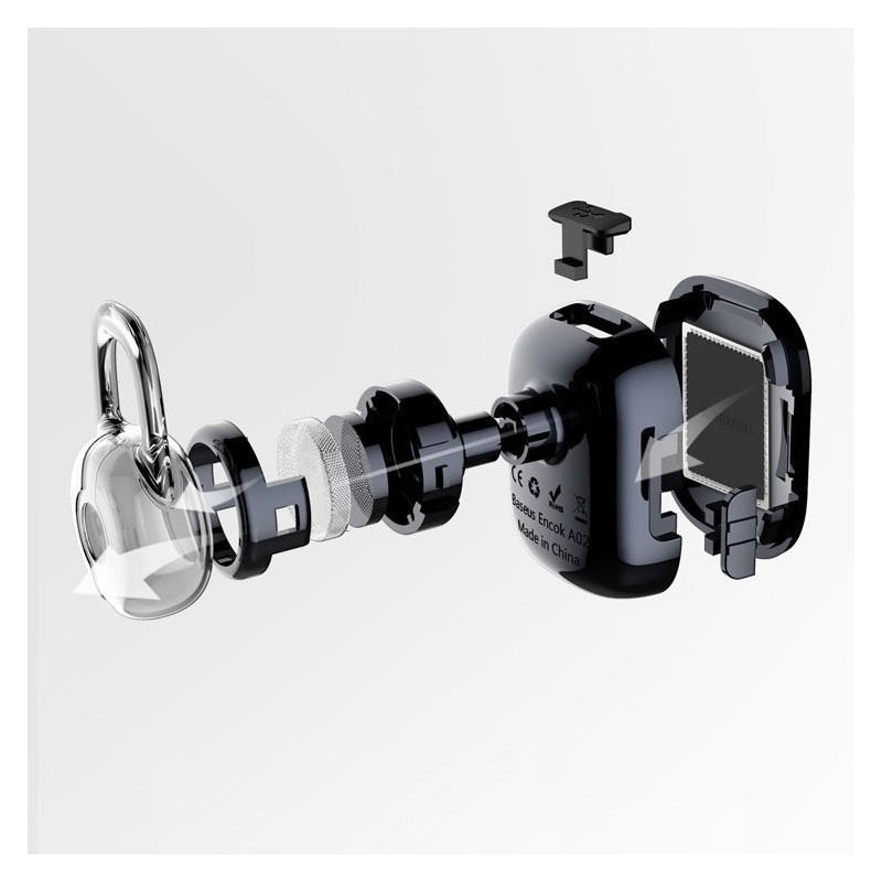 Casca Bluetooth 4.1 Baseus Encok A02 Mini Wireless Earphone - NGA02-09 - Red