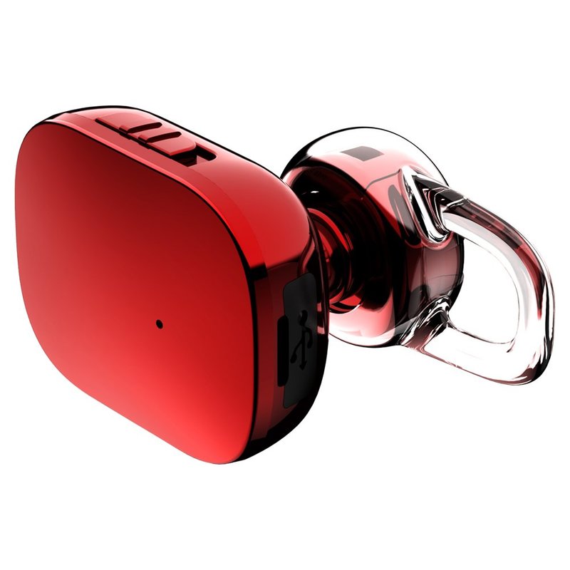 Casca Bluetooth 4.1 Baseus Encok A02 Mini Wireless Earphone - NGA02-09 - Red