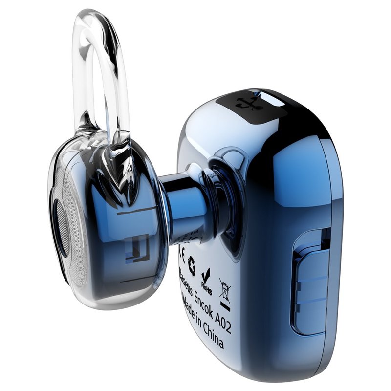 Casca Bluetooth 4.1 Baseus Encok A02 Mini Wireless Earphone - NGA02-03 - Blue