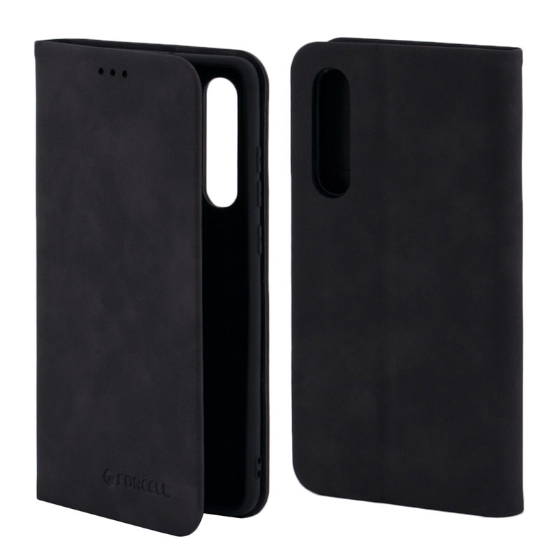 Husa Huawei P30 Forcell Silk Wallet - Black