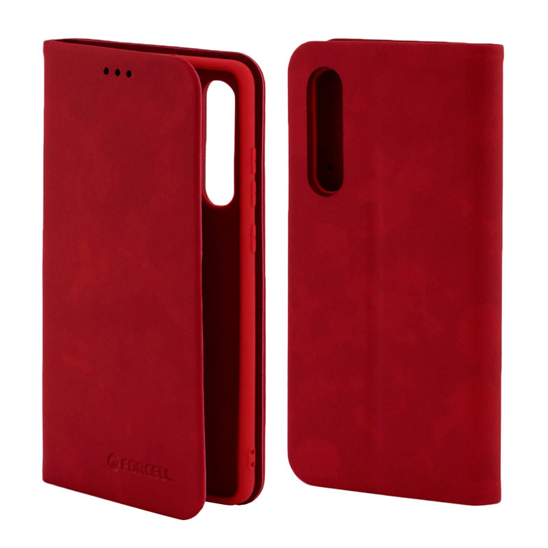 Husa Huawei P30 Forcell Silk Wallet - Red