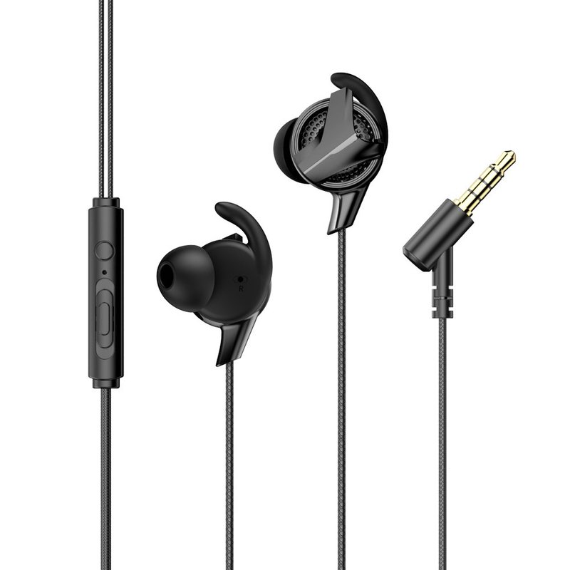 Casti In-Ear Cu Microfon Baseus Gamo H15 Mini Jack Headset - NGH15-01 - Black