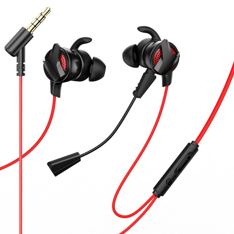 Casti In-Ear Cu Microfon Baseus Gamo H15 Mini Jack Headset - NGH15-91 - Red