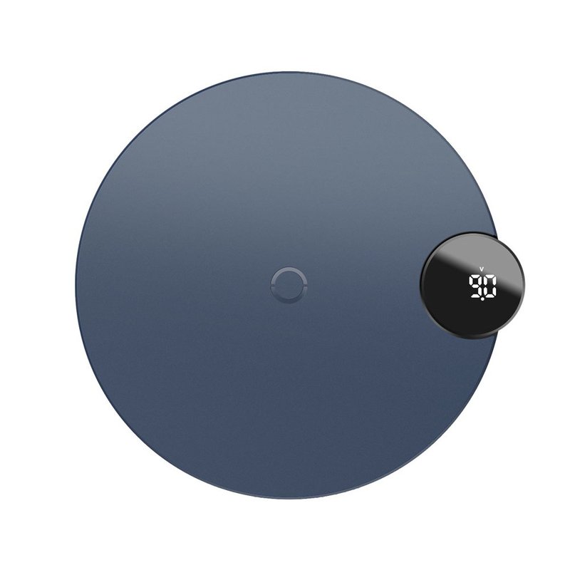 Incarcator Wireless Baseus Digital LED Desktop Voltage/Power Display - WXSX-03 - Blue