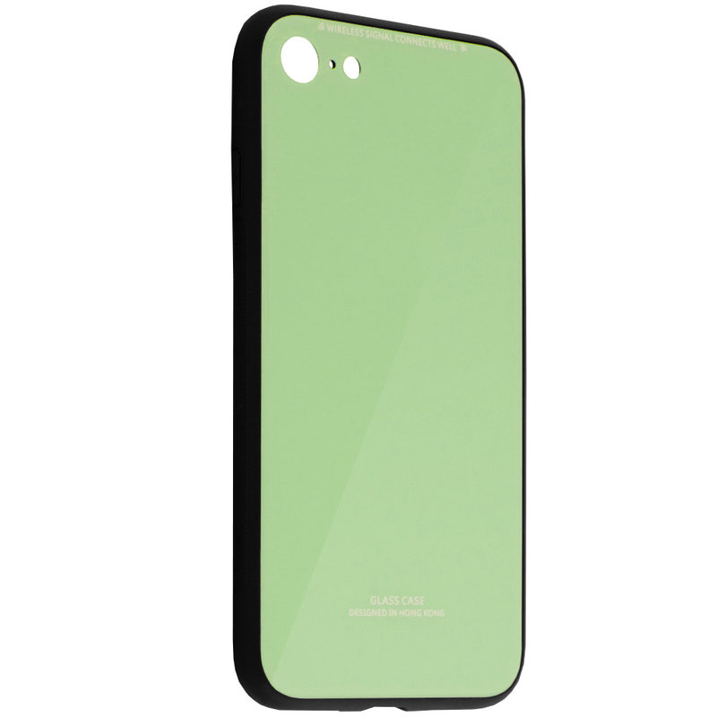 Husa iPhone 7 Glass Series - Verde