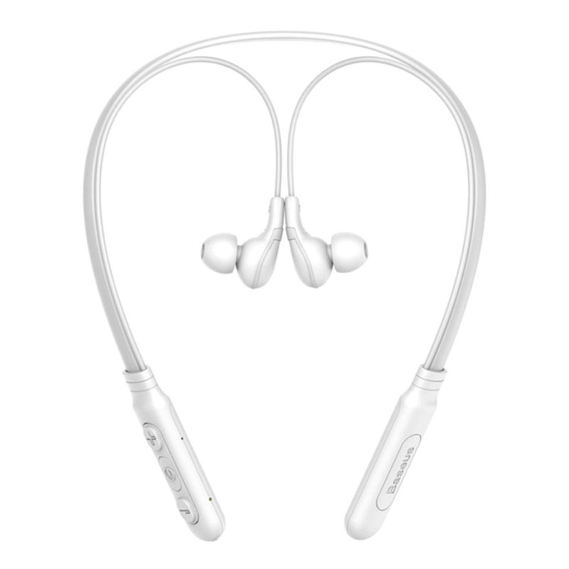 Casti In-Ear Wireless Baseus Earphone Bluetooth Encok S16 Neck Hung - NGS16-02 - White 