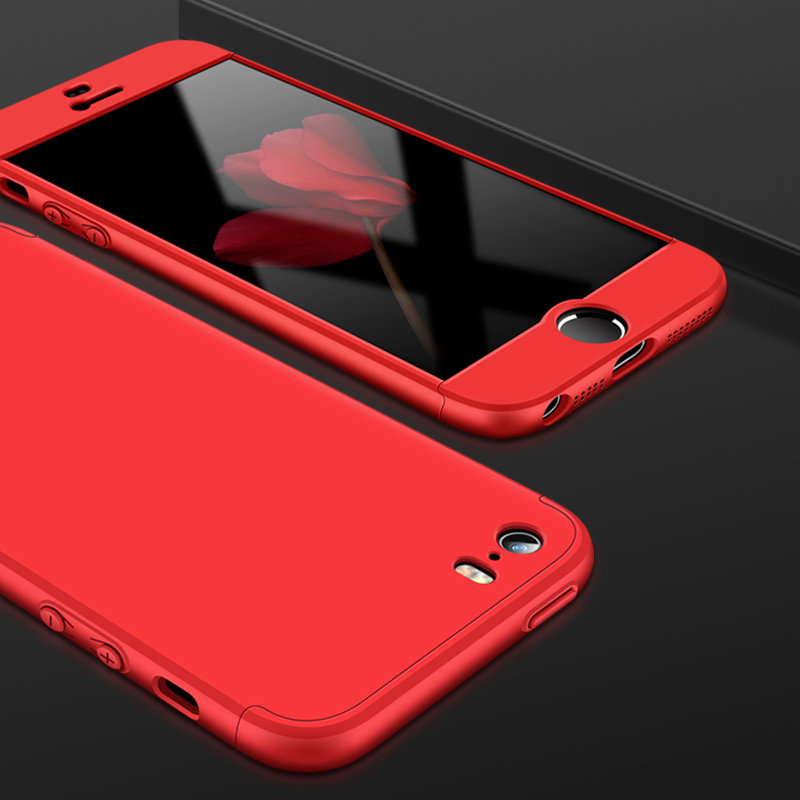 Husa iPhone 5 / 5s / SE GKK 360 Full Cover Rosu