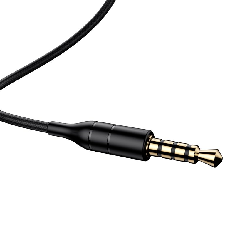 Casti In-Ear Cu Microfon Baseus Encok H10 Wired with Dual Moving-coil - NGH10-01 - Black