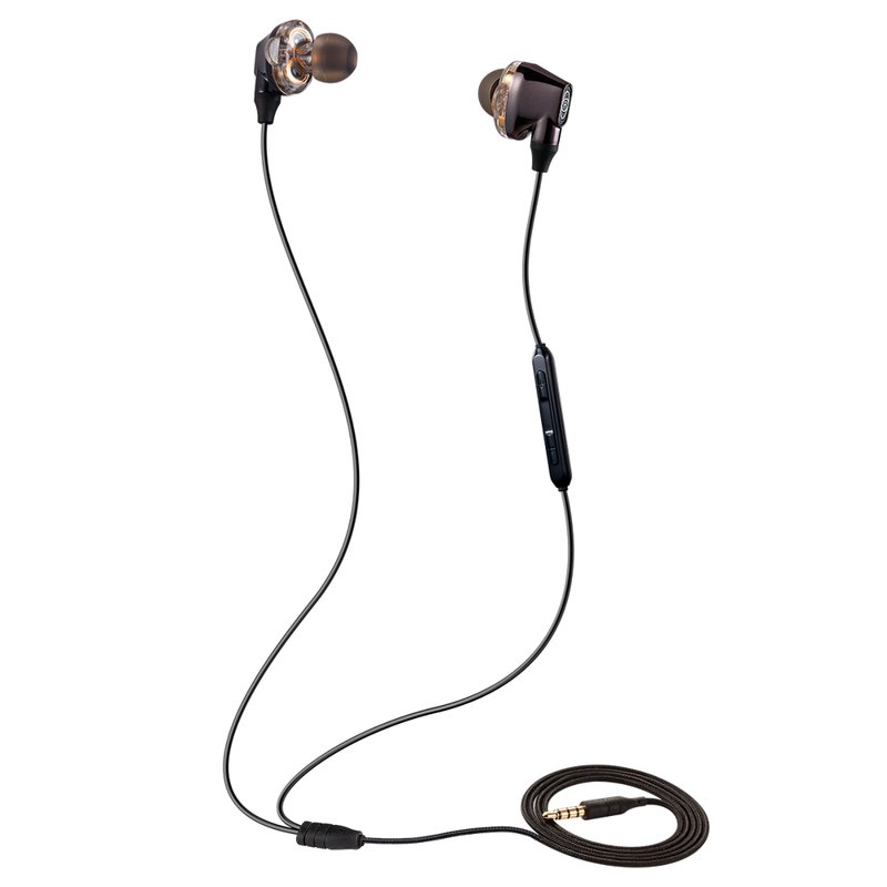 Casti In-Ear Cu Microfon Baseus Encok H10 Wired with Dual Moving-coil - NGH10-01 - Black