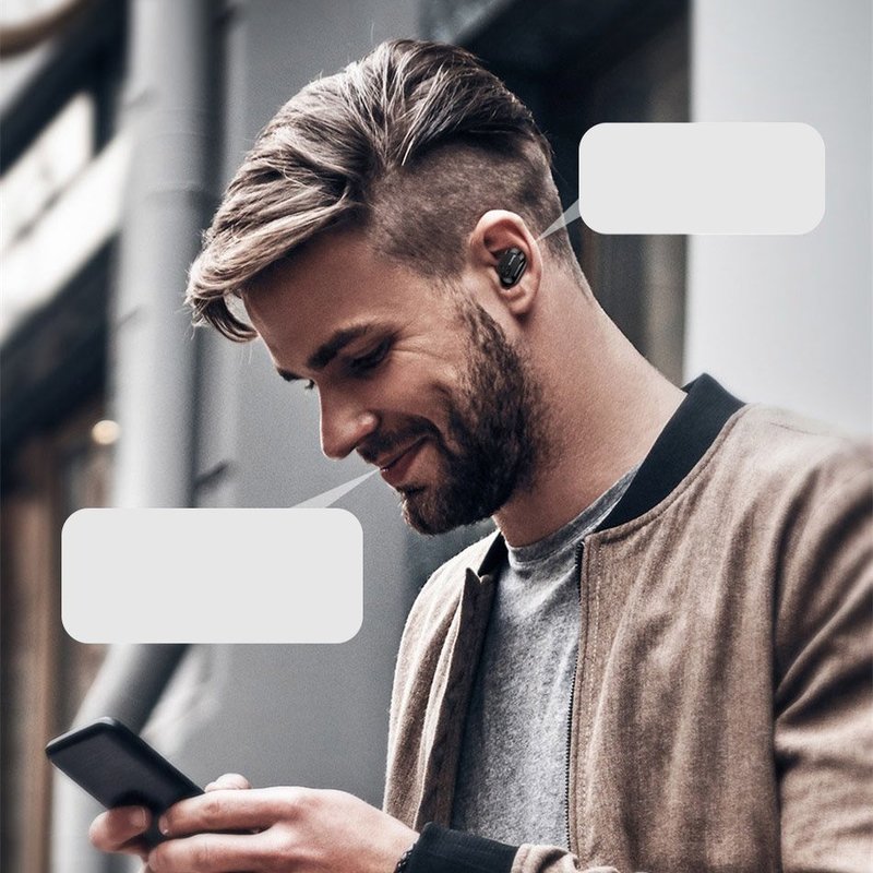 Casca Bluetooth 5.0 Baseus Encok A03 Waterproof Mini Wireless Earphone - NGA03-01 - Black