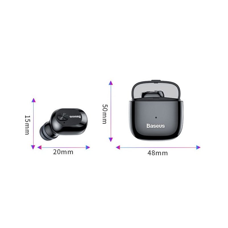 Casca Bluetooth 5.0 Baseus Encok A03 Waterproof Mini Wireless Earphone - NGA03-01 - Black