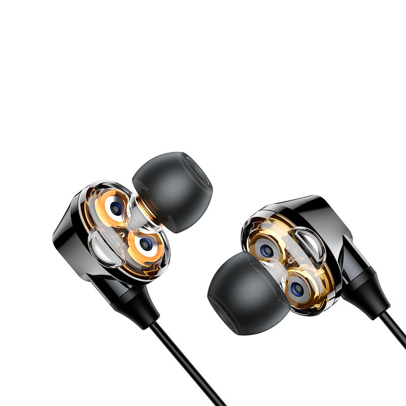 Casti In-Ear Wireless Baseus Encok S10 Bluetooth with Dual Moving-coil - NGS10-01 - Black