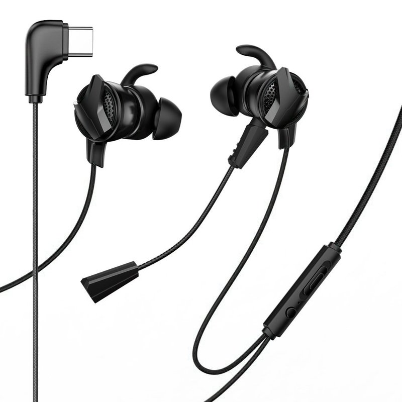 Casti In-Ear Cu Microfon Baseus Gamo C15 Type-C Headset - NGC15-01 - Black 