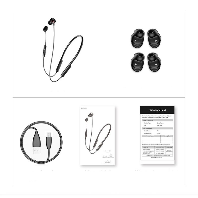 Casti In-Ear Wireless Baseus Encok S12 Headphones Bluetooth - NGS12-02 - White