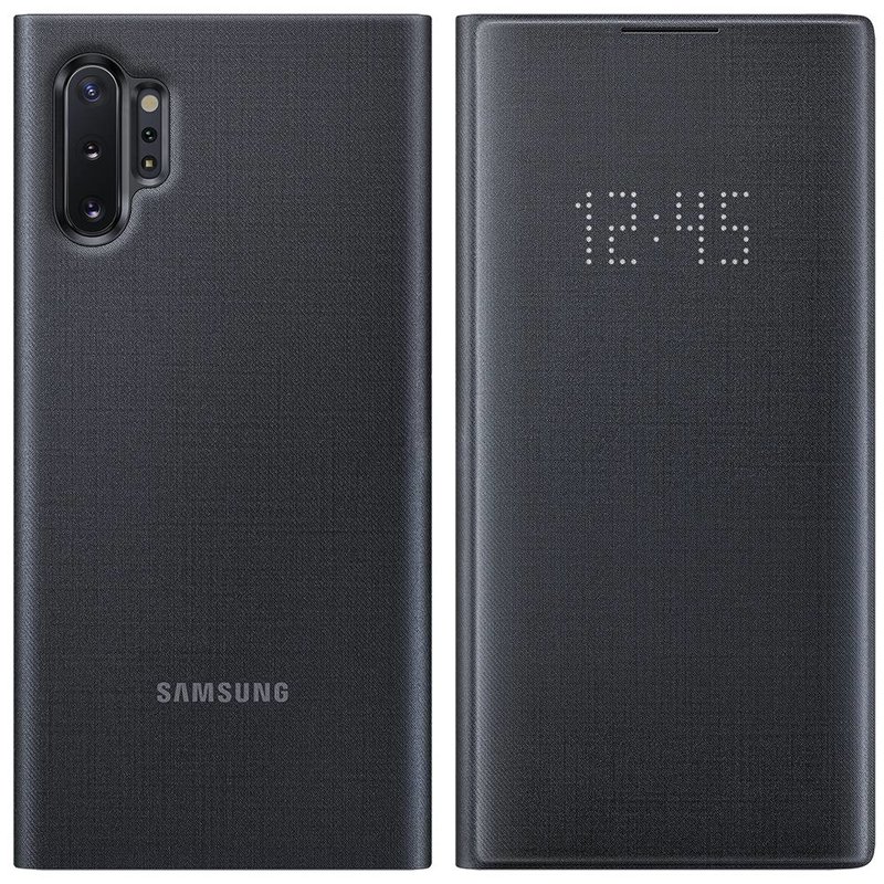 Husa Originala Samsung Galaxy Note 10 Plus LED View Cover Black