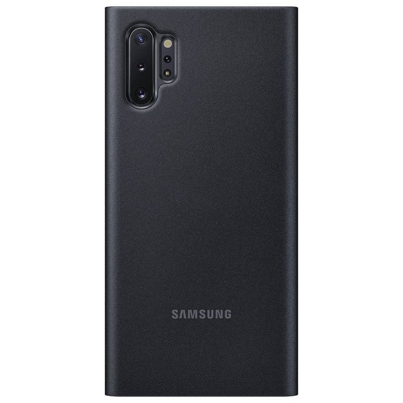 Husa Originala Samsung Galaxy Note 10 Plus Clear View Cover Negru